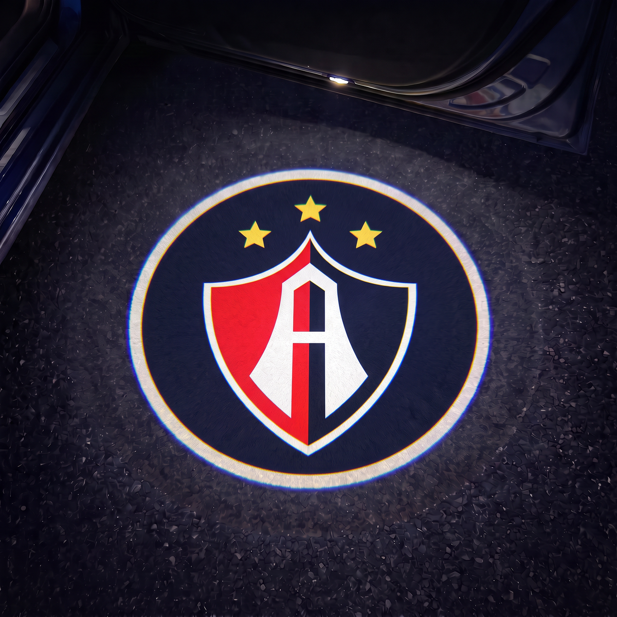 Proyector para carro de equipo de futbol